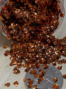 Amber copper 45 metallics